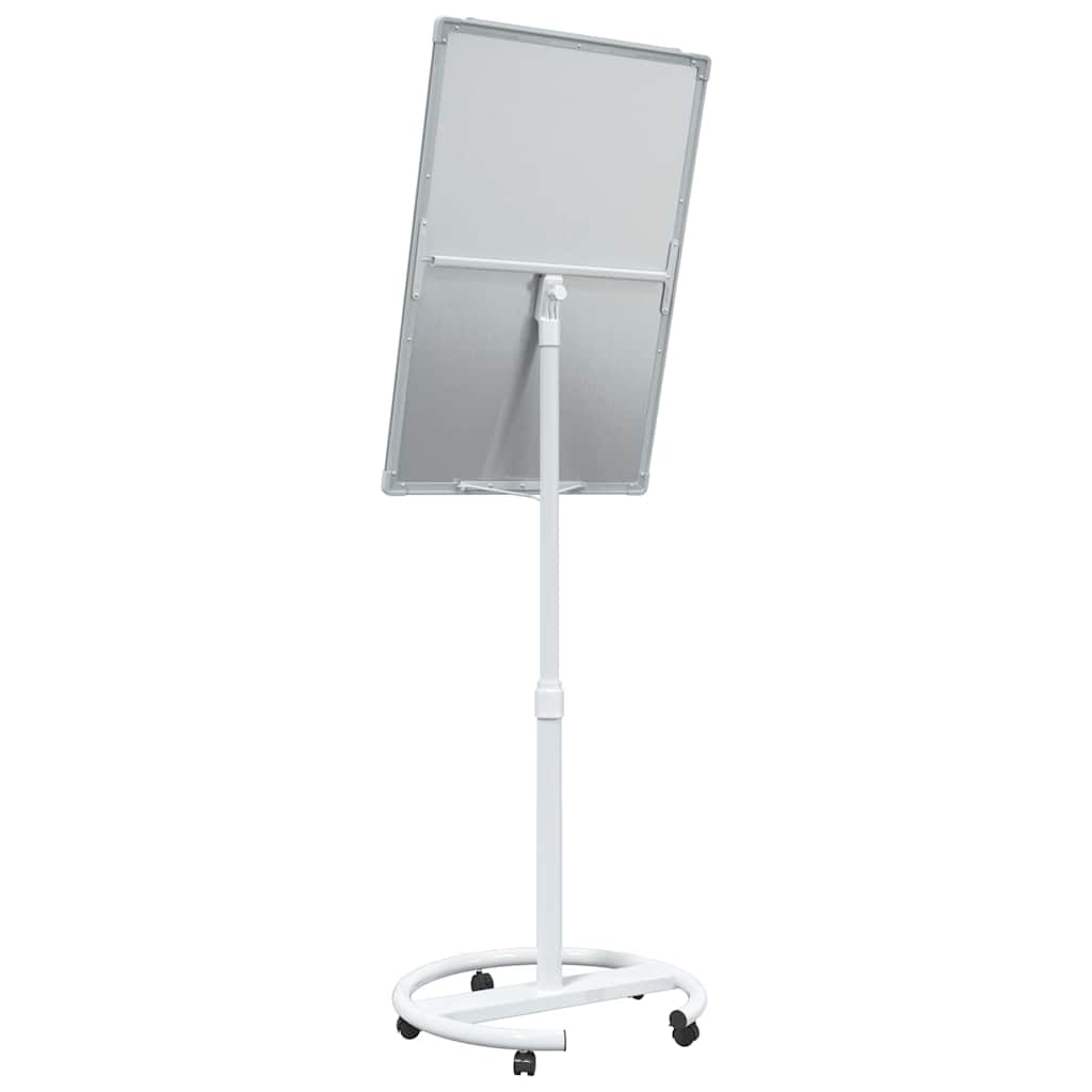 vidaXL Magnetisches Whiteboard Grau und Weiß 62 x 62,5 x 197 cm EPS