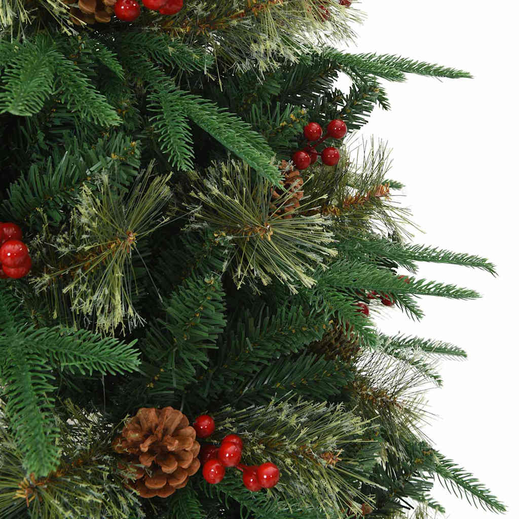 vidaXL Künstlicher klappbarer Weihnachtsbaum mit Ständer Grün 120 cm