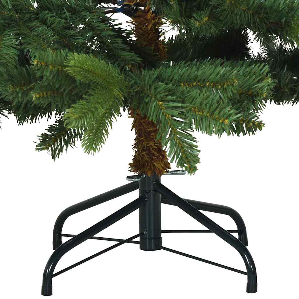 vidaXL Künstlicher klappbarer Weihnachtsbaum mit Ständer Grün 120 cm
