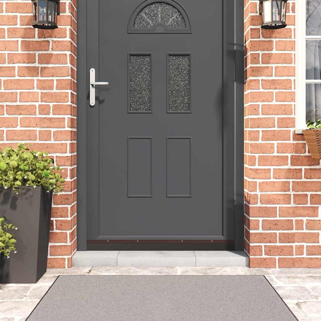 vidaXL Aufsteck Türbürstendichtungen 2 pcs Braun 100 cm