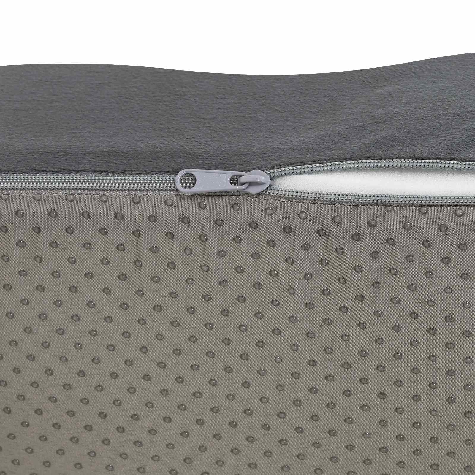 vidaXL Sitzkissen Uni Grau