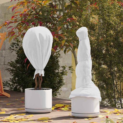 vidaXL Wintervlies 2 Rollen 70 g/m² 10x1,6 m