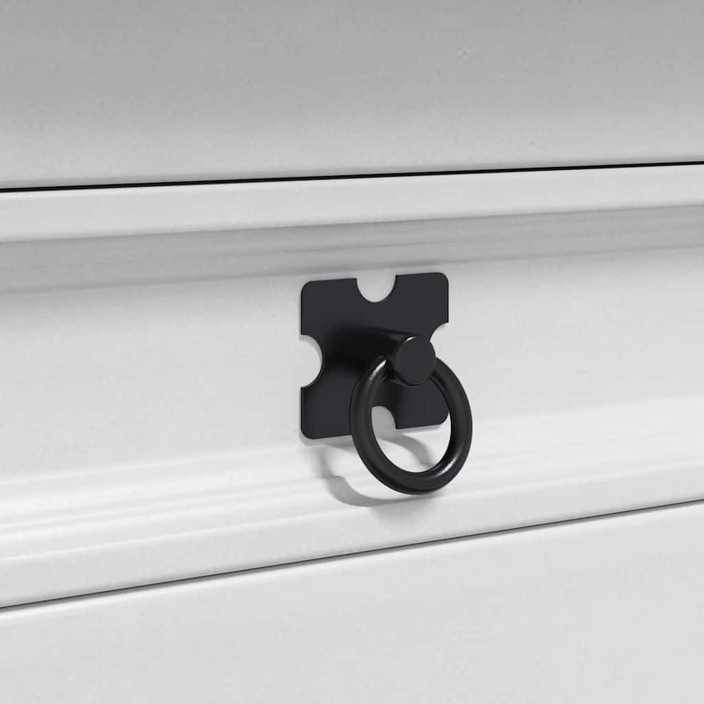 vidaXL Beistelltisch Weiß 50 x 50 x 50 cm Massives Kiefernholz