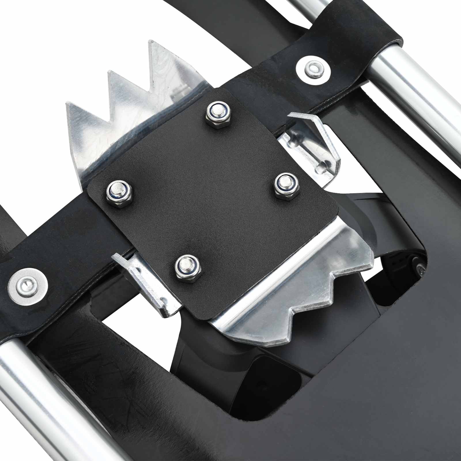 vidaXL 3 in 1 Schneeschuhe Silber und Schwarz 21 Zoll