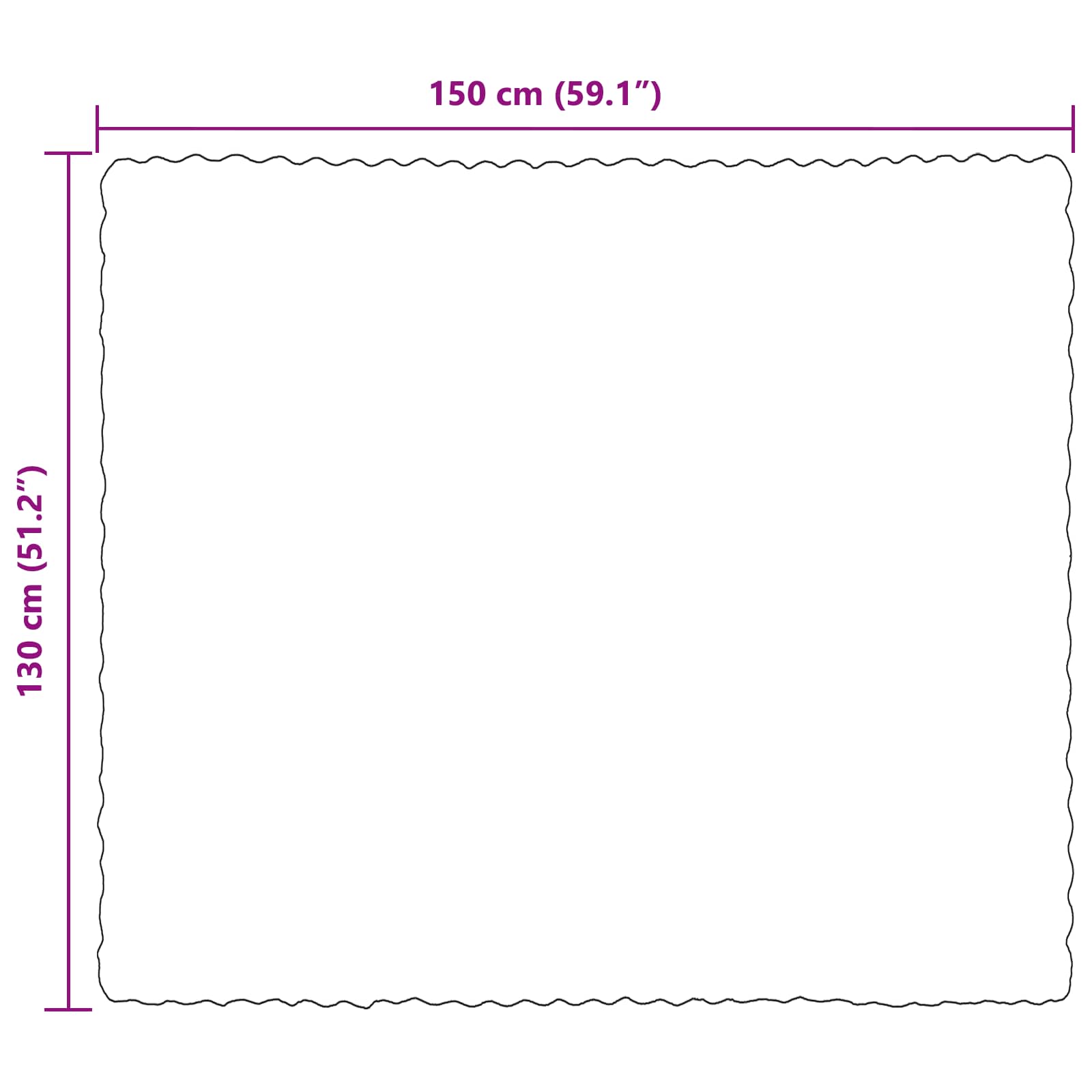 vidaXL Kunstfell Kaninchenfell Decke Beige 130 x 150 cm Polyester