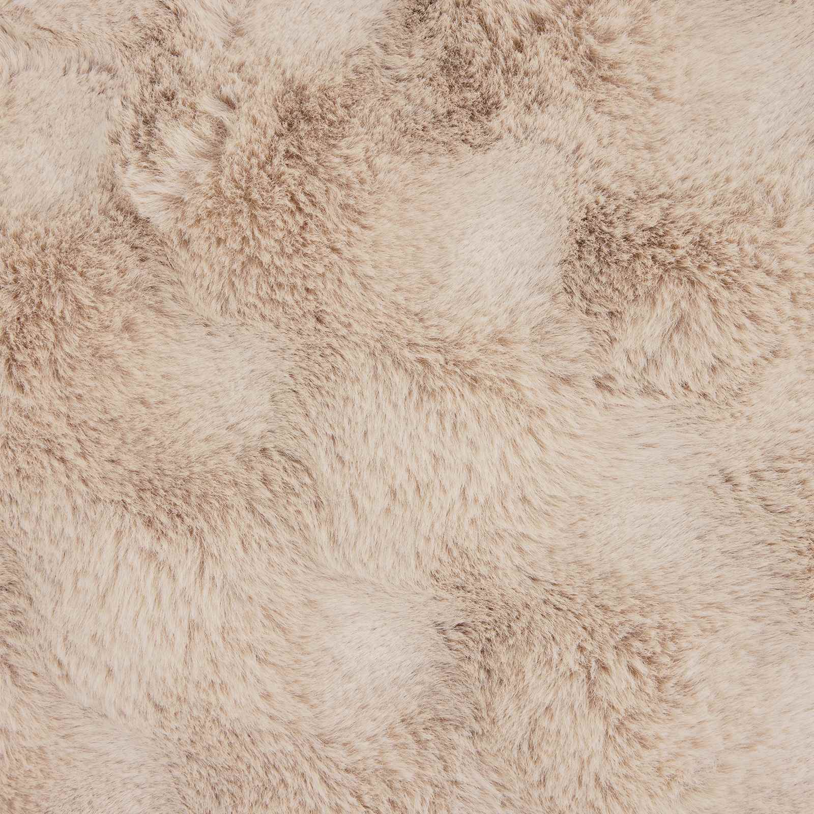 vidaXL Kunstfell Kaninchenfell Decke Beige 130 x 150 cm Polyester