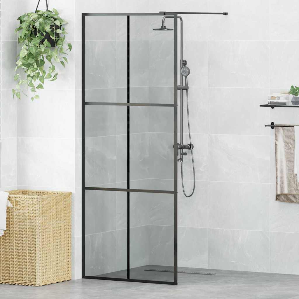 vidaXL Duschwand für Begehbare Dusche mit Klarem ESG Glas 80x195 cm