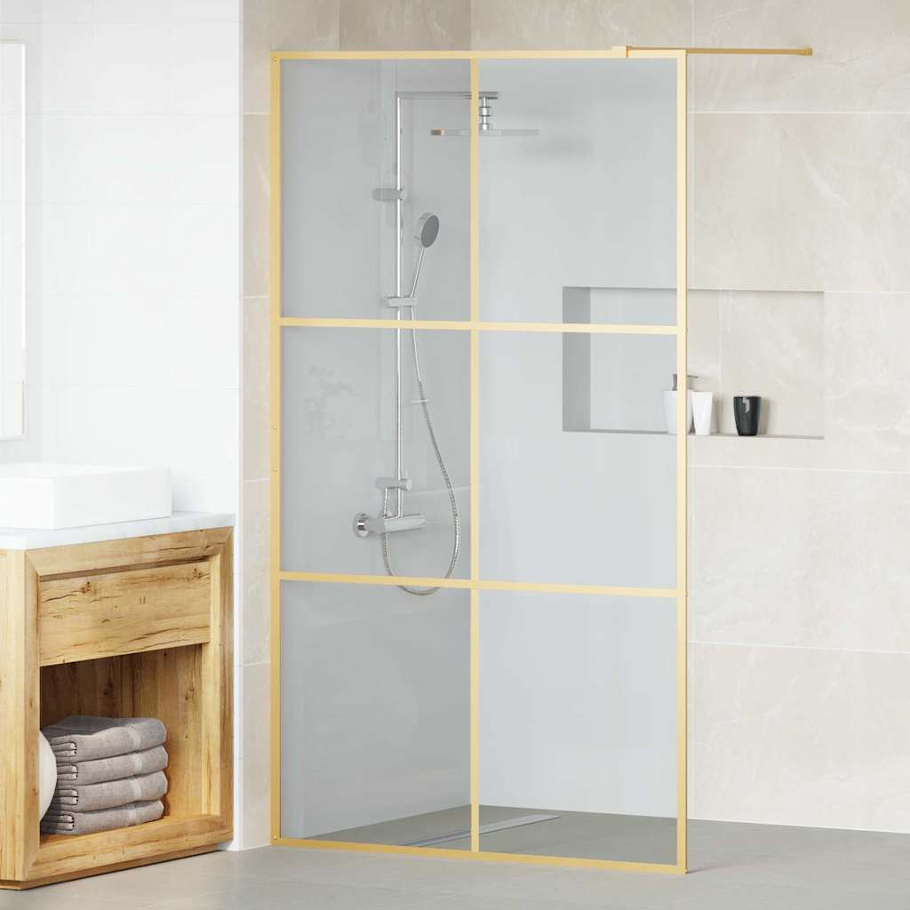 vidaXL Duschwand für Begehbare Dusche mit Klarem ESG Glas 80x195 cm