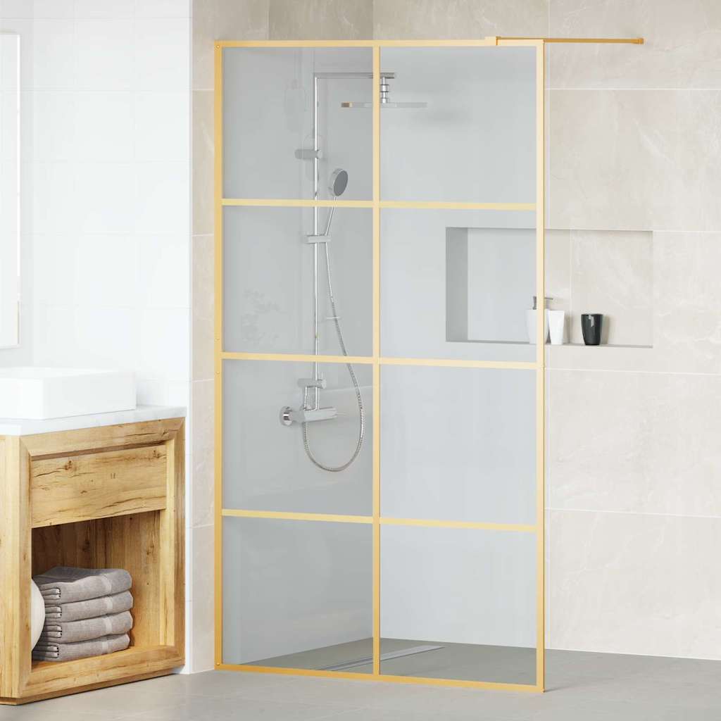 vidaXL Duschwand für Begehbare Dusche mit Klarem ESG Glas 80x195 cm