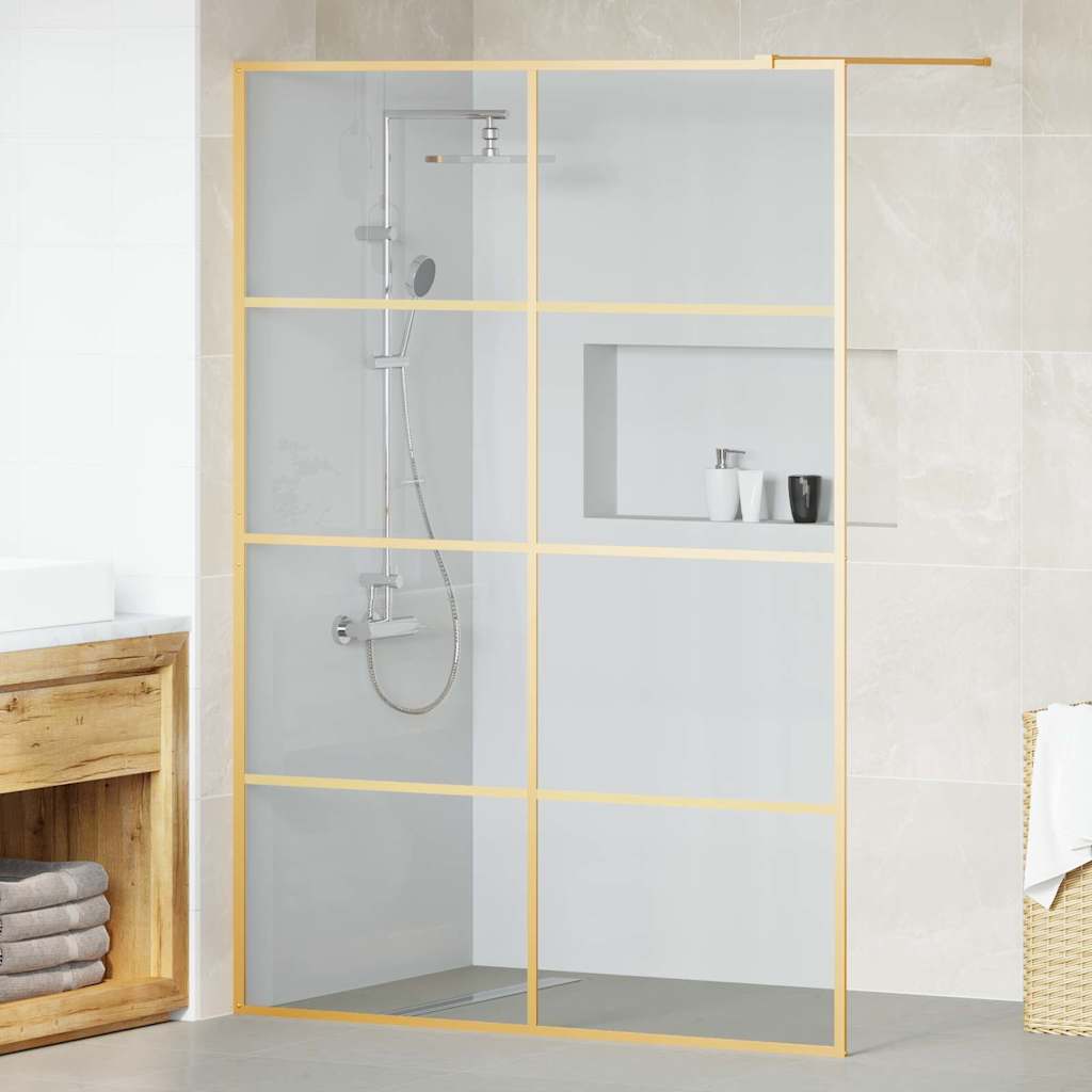 vidaXL Duschwand für Begehbare Dusche mit Klarem ESG Glas 80x195 cm