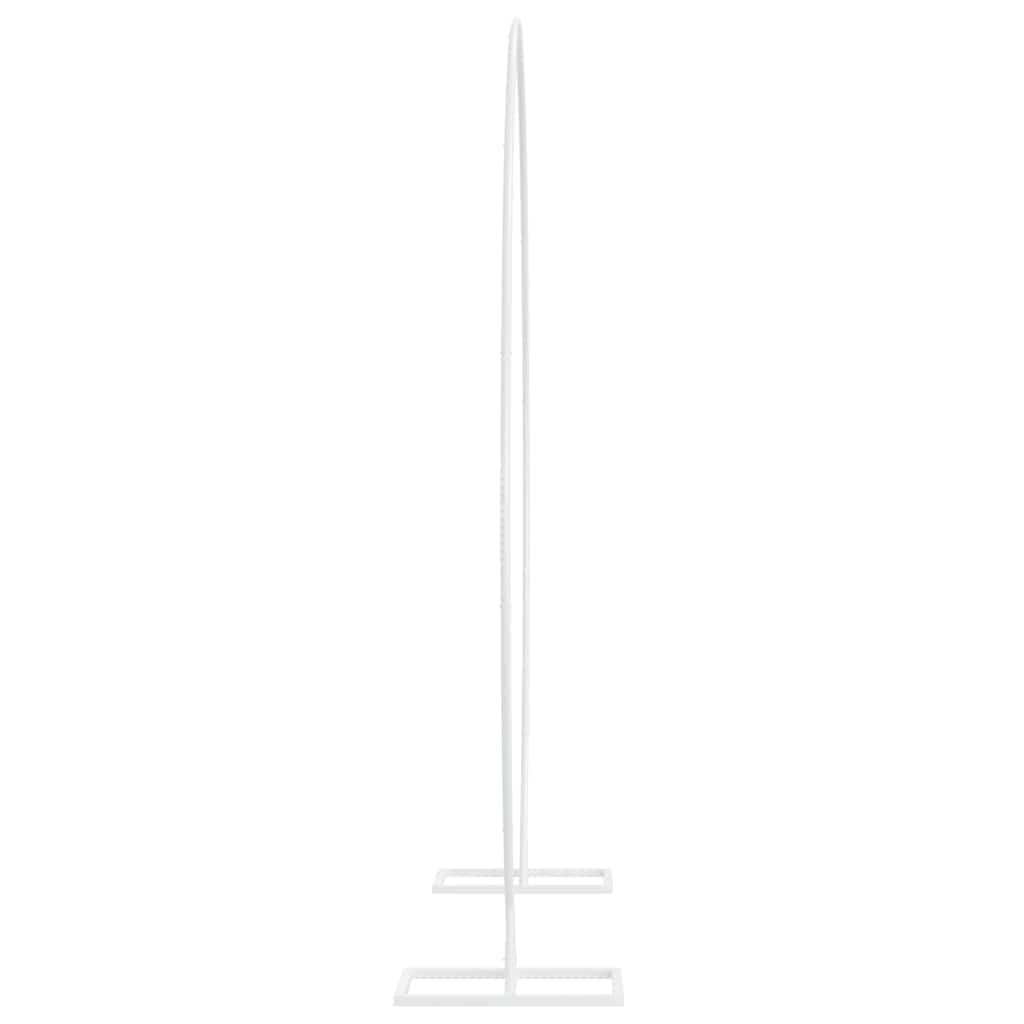 vidaXL Hochzeitsbogen Weiß 220 x 45 x 200 cm Stahl