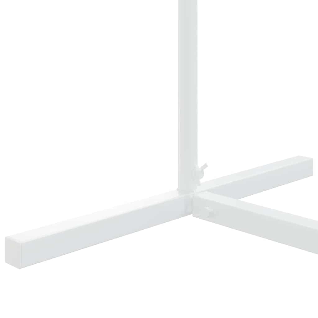 vidaXL Hochzeitsbogen Weiß 100 x 39 x 200 cm Stahl