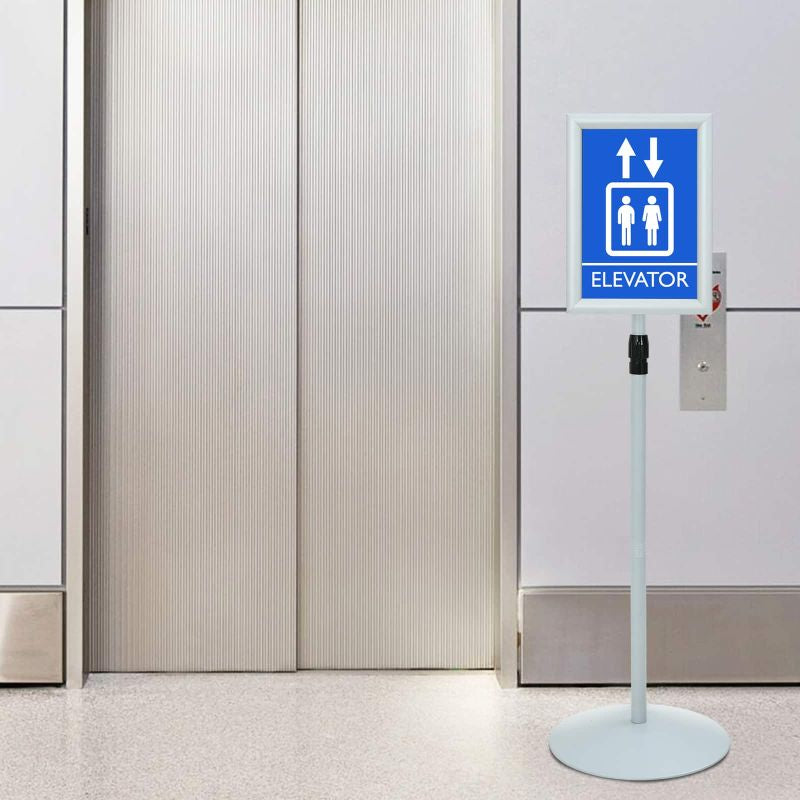 vidaXL Podest-Posterständer Schwarz A3 Aluminium und PVC