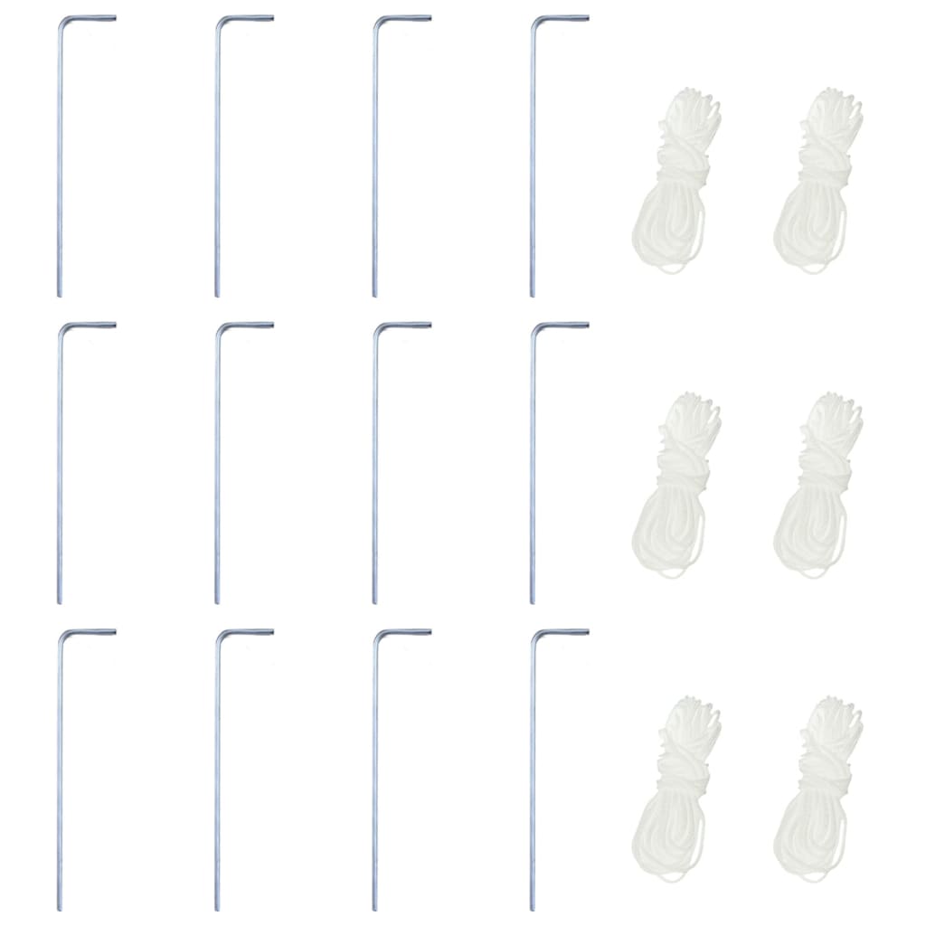 vidaXL Pop-Up-Partyzelt Hexagonal Faltbar Grau 3,6x3,1 m