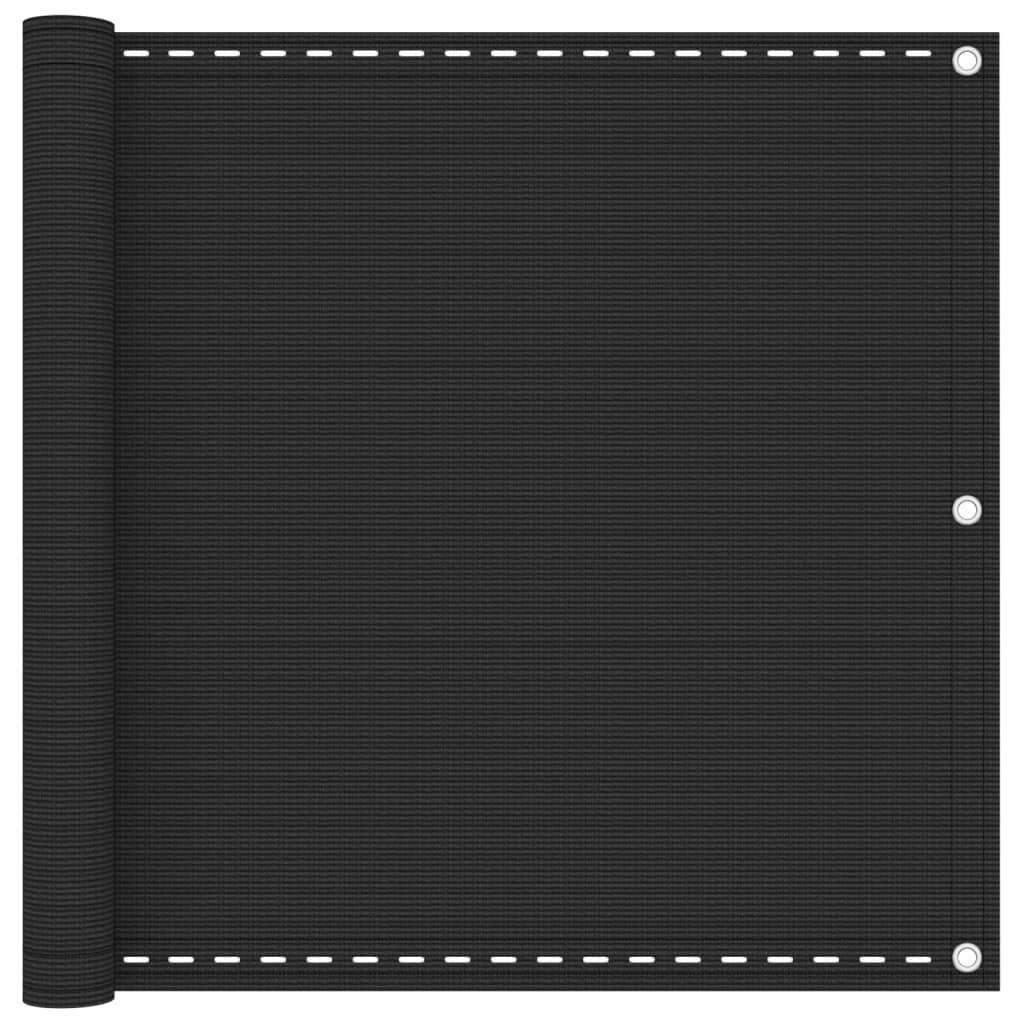 vidaXL Balkon-Sichtschutz Anthrazit 75x300 cm HDPE