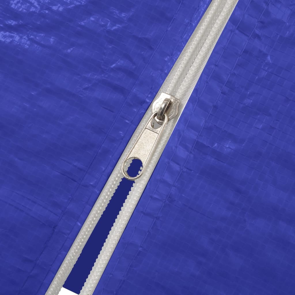 vidaXL Festzelt mit 6 Seitenwänden Blau 2x2 m