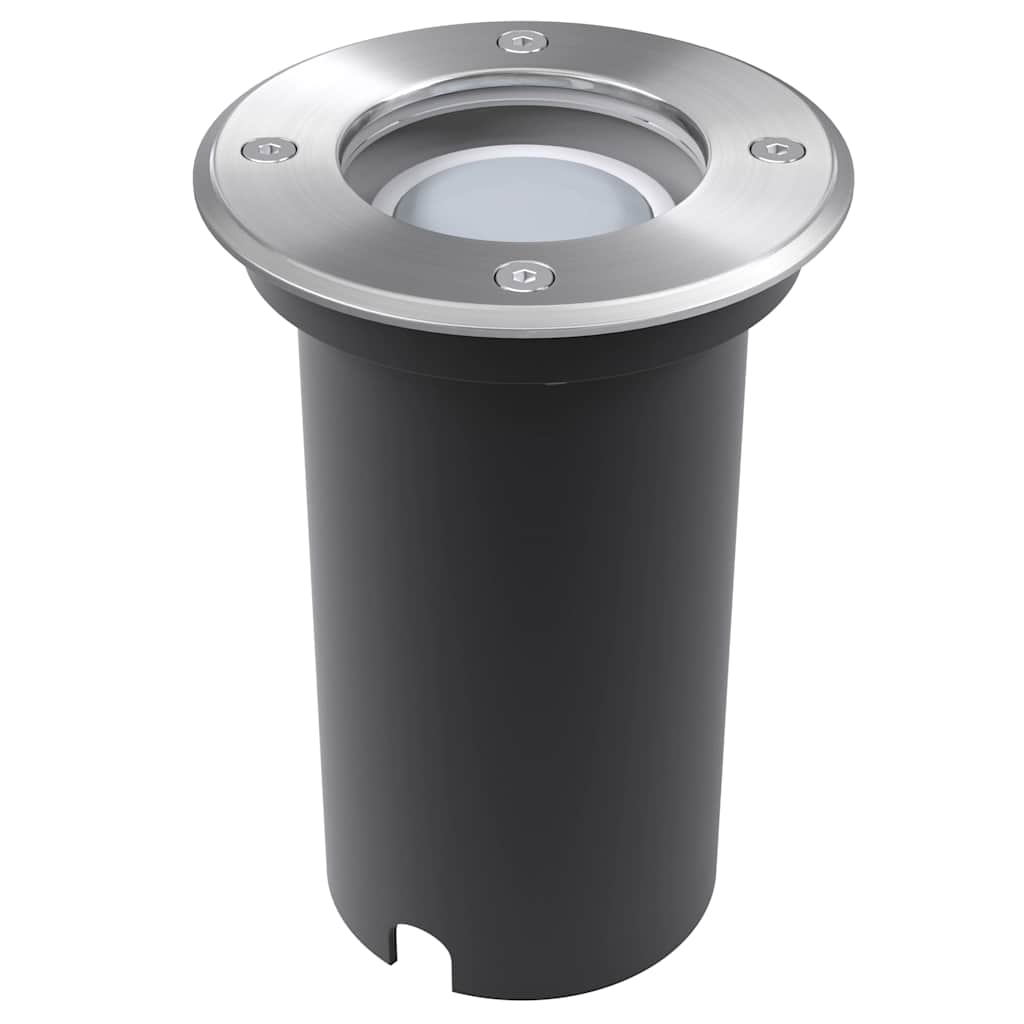 vidaXL LED-Bodeneinbaustrahler 3 Stk. Outdoor Rund