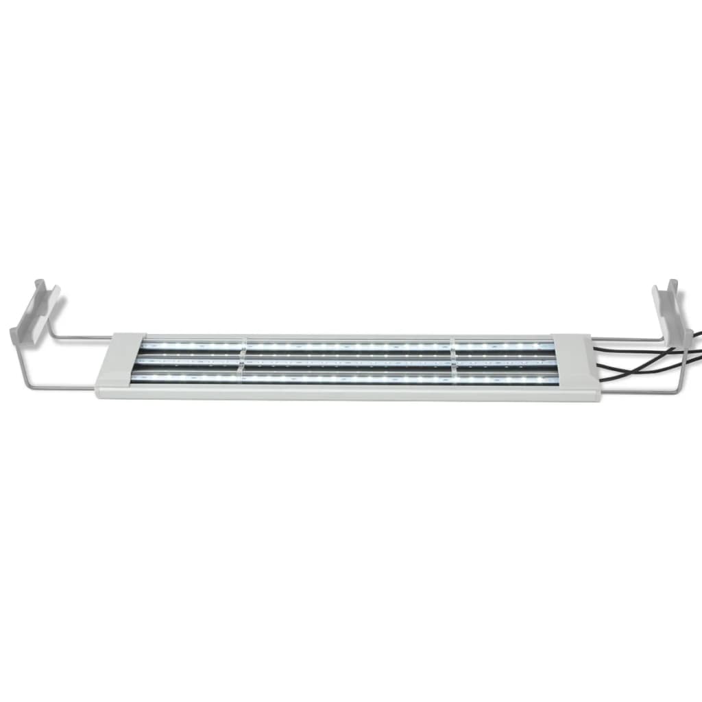 vidaXL Aquarium-Beleuchtung LED 50-60 cm Aluminium IP67