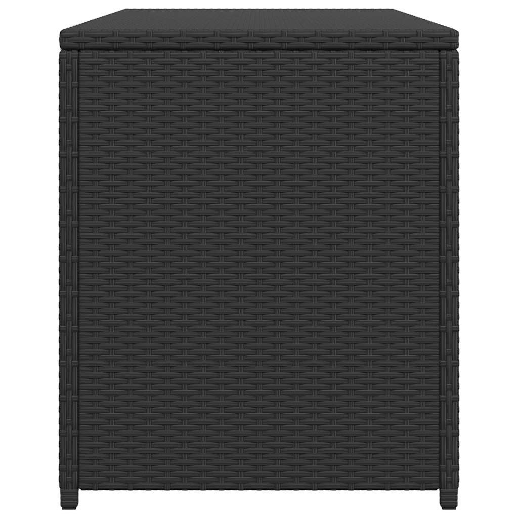vidaXL Garten-Auflagenbox Schwarz 120x50x60 cm Poly Rattan