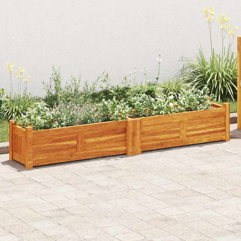 vidaXL Garten-Hochbeet Akazienholz 76x27,6x25 cm