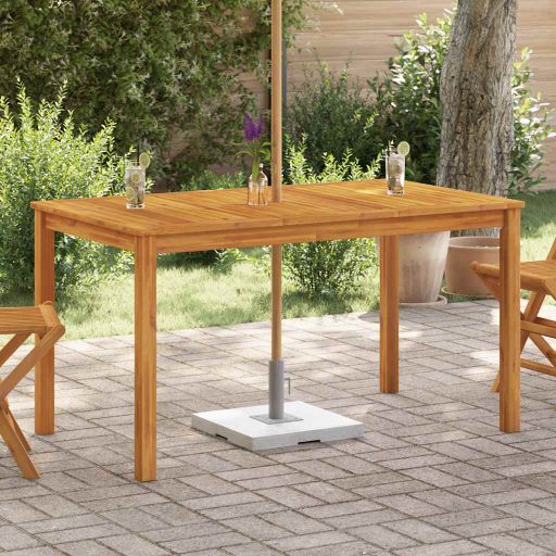 vidaXL Garten-Esstisch 110x55x75 cm Massivholz Akazie
