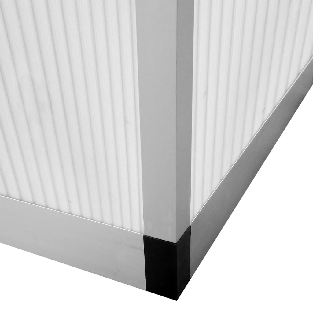 vidaXL Gewächshaus Verstärkt Aluminium 3,46 m³