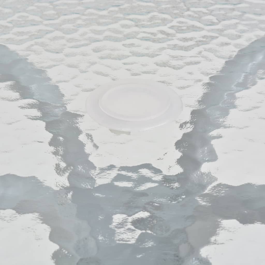 vidaXL 6-tlg. Garten-Essgruppe Stahl und Textilene Grau