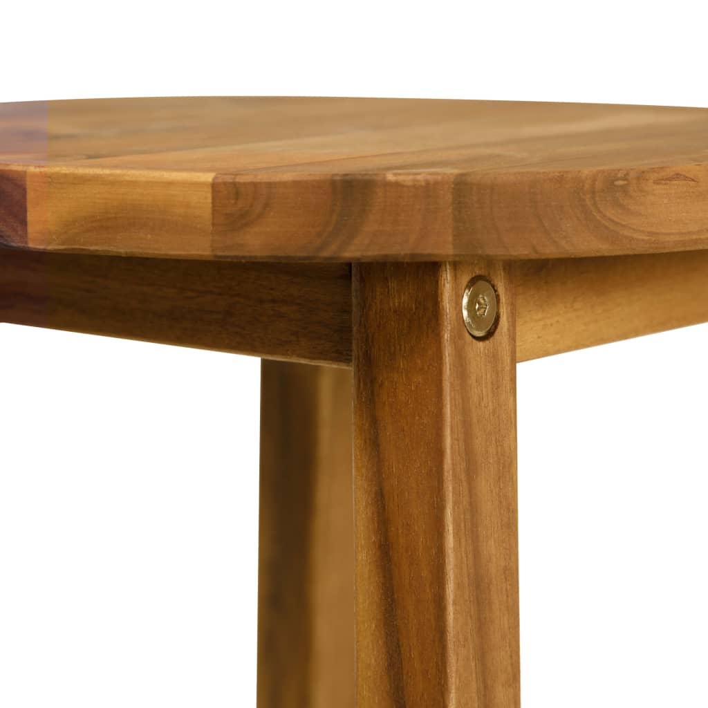 vidaXL 3-tlg. Bar-Set Akazienholz Massiv