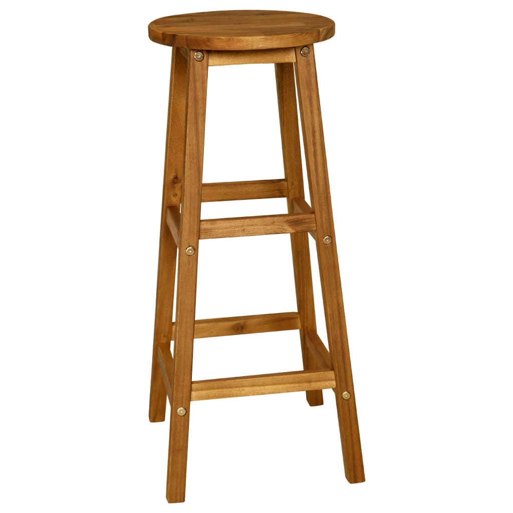 vidaXL 3-tlg. Bar-Set Akazienholz Massiv