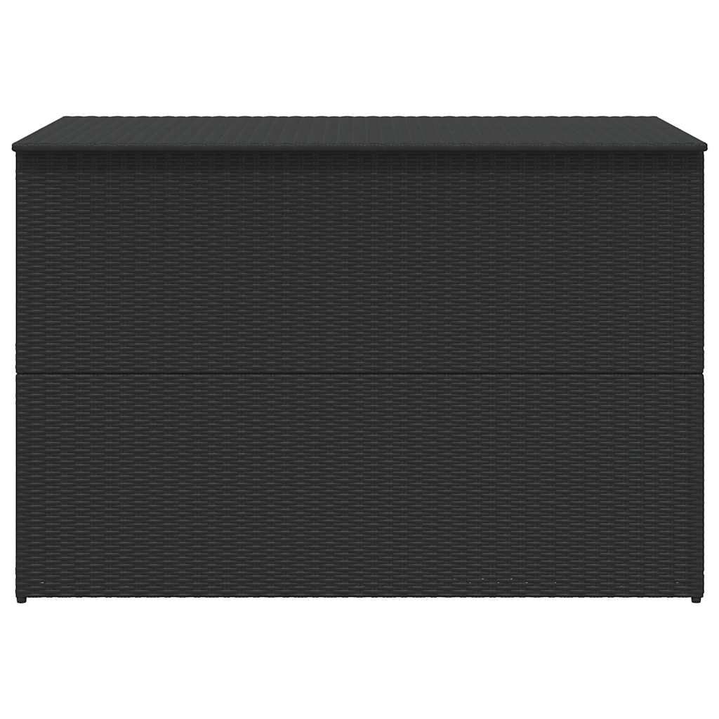 vidaXL Garden-Auflagenbox Schwarz 150x100x100 cm Poly Rattan