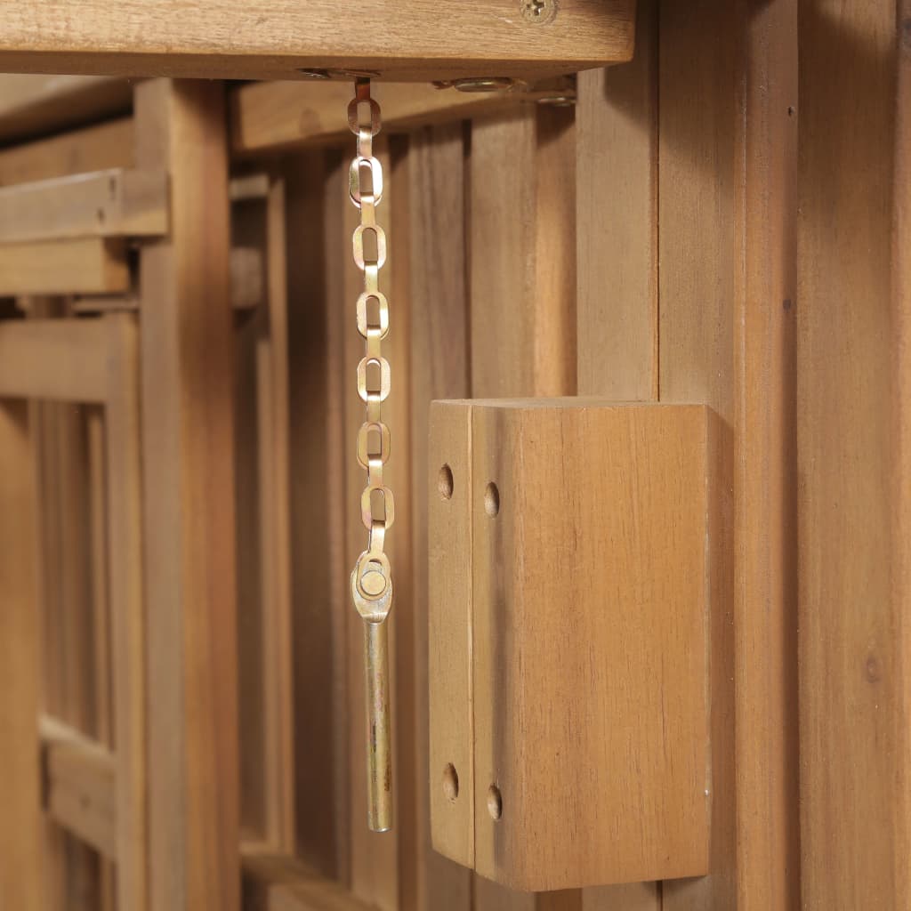 vidaXL Sonnenliege Klappbar Massivholz Akazie