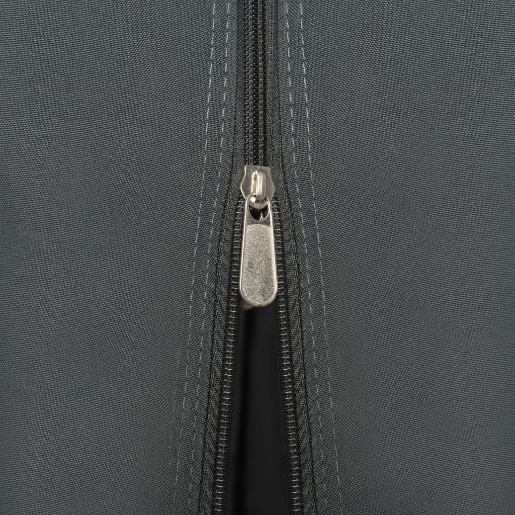 vidaXL Gartenpavillon mit Vorhang Aluminium 3×3 m Schwarz