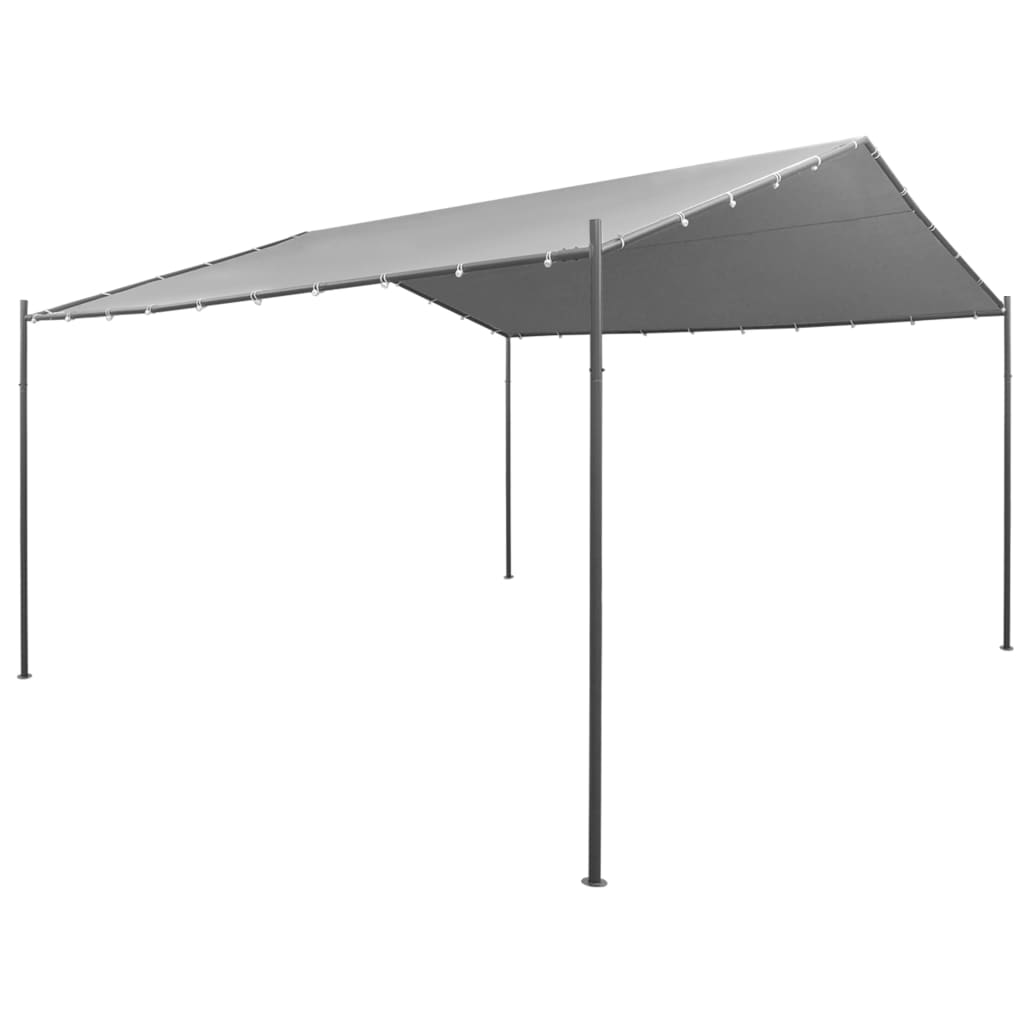 Gartenpavillon 400x400x260 cm Weiß 180 g/m²