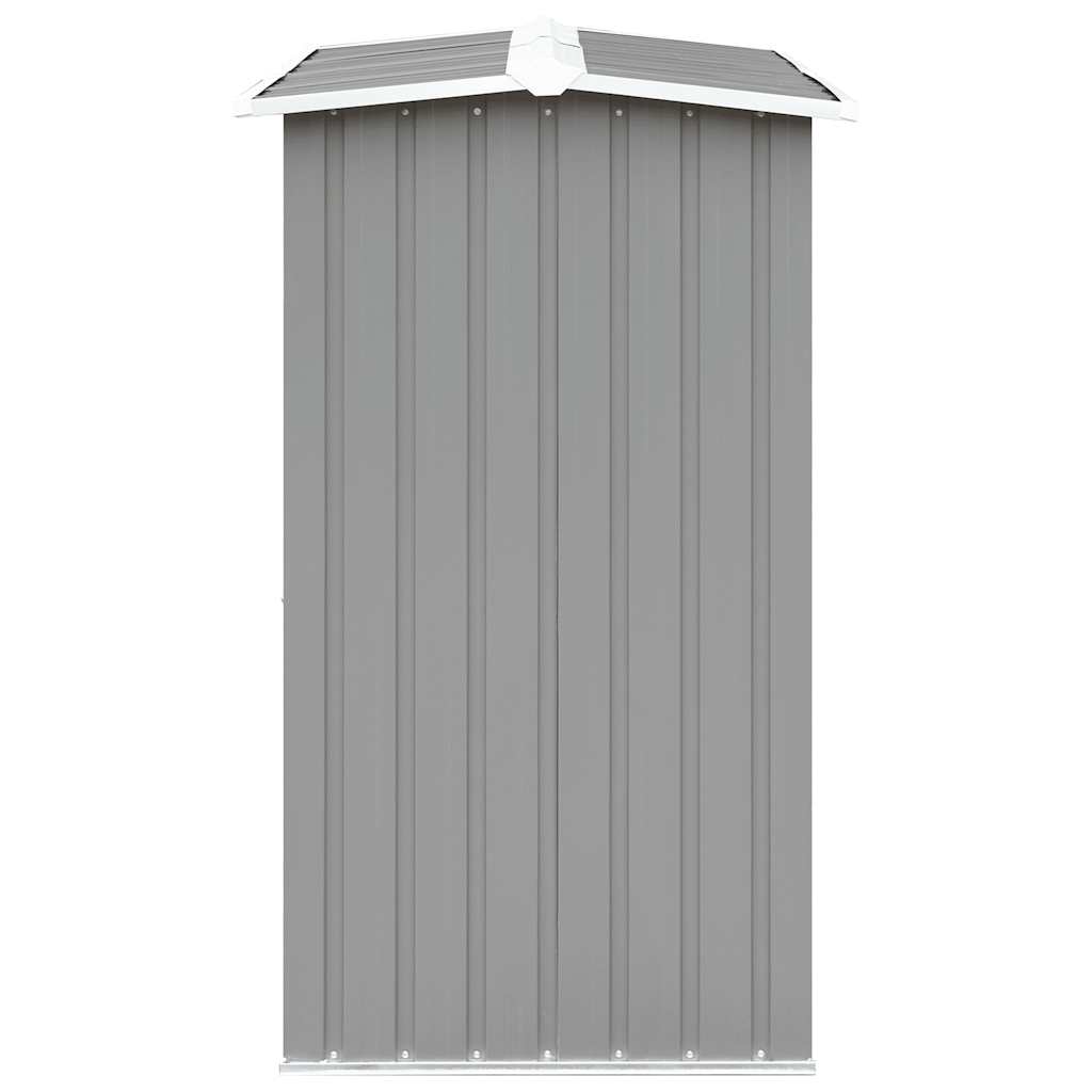 vidaXL Brennholzlager Verzinkter Stahl 172 x 91 x 154 cm Grau