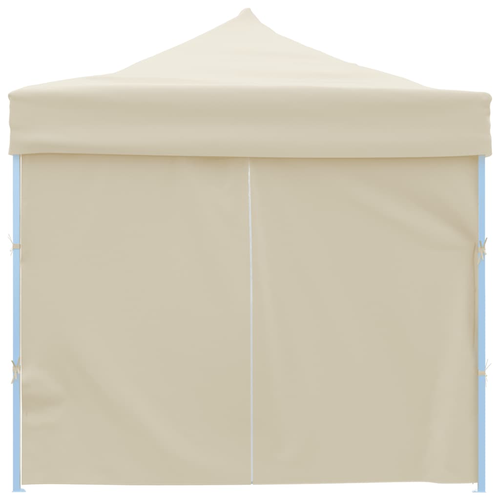vidaXL Faltzelt Partyzelt Pop-Up mit 8 Seitenwänden 870x291x315 cm Creme
