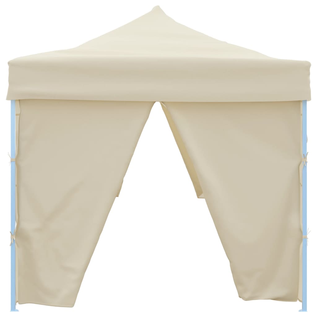 vidaXL Faltzelt Partyzelt Pop-Up mit 8 Seitenwänden 870x291x315 cm Creme