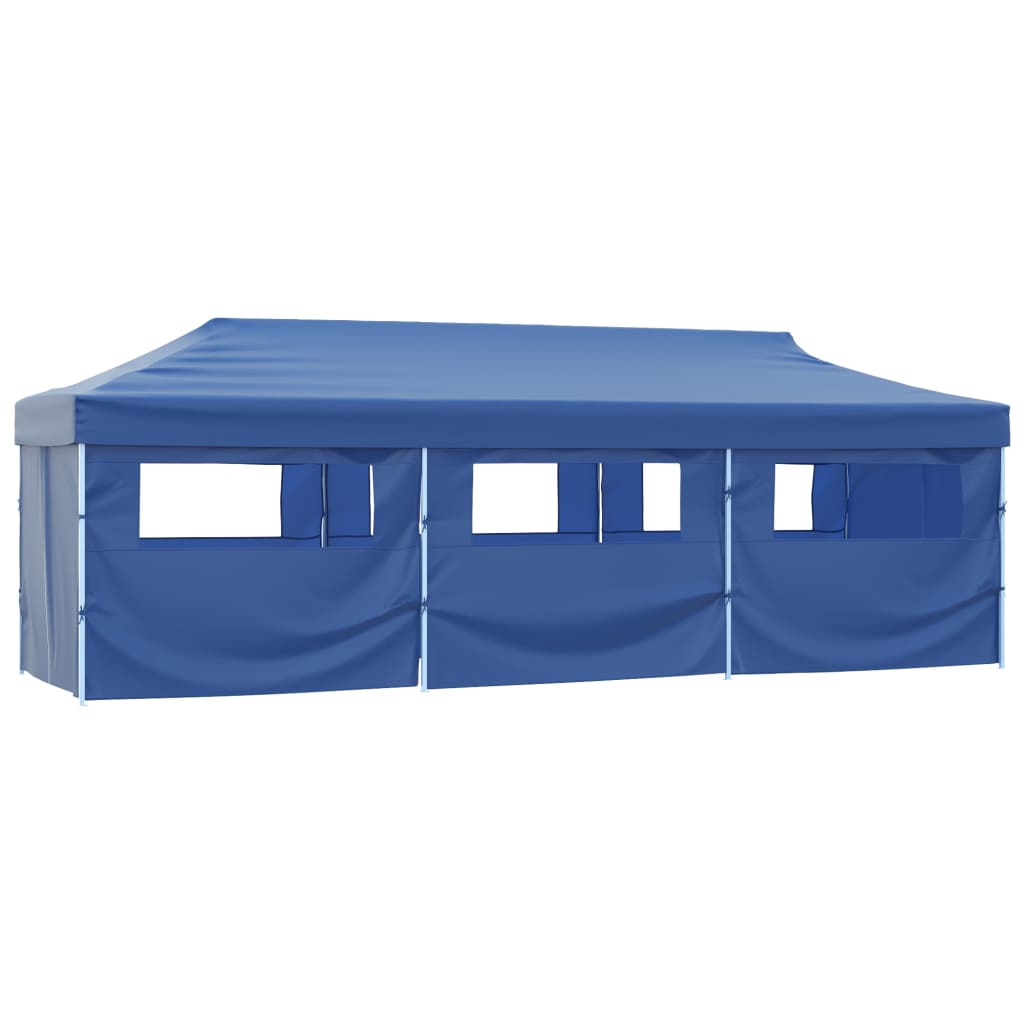 vidaXL Faltzelt Partyzelt Pop-Up mit 8 Seitenwänden 870x291x315 cm Creme