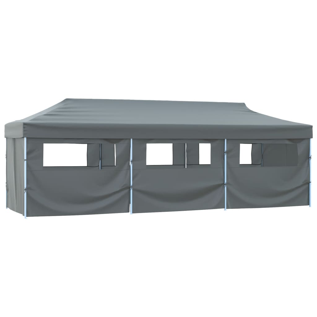 vidaXL Faltzelt Partyzelt Pop-Up mit 8 Seitenwänden 870x291x315 cm Creme
