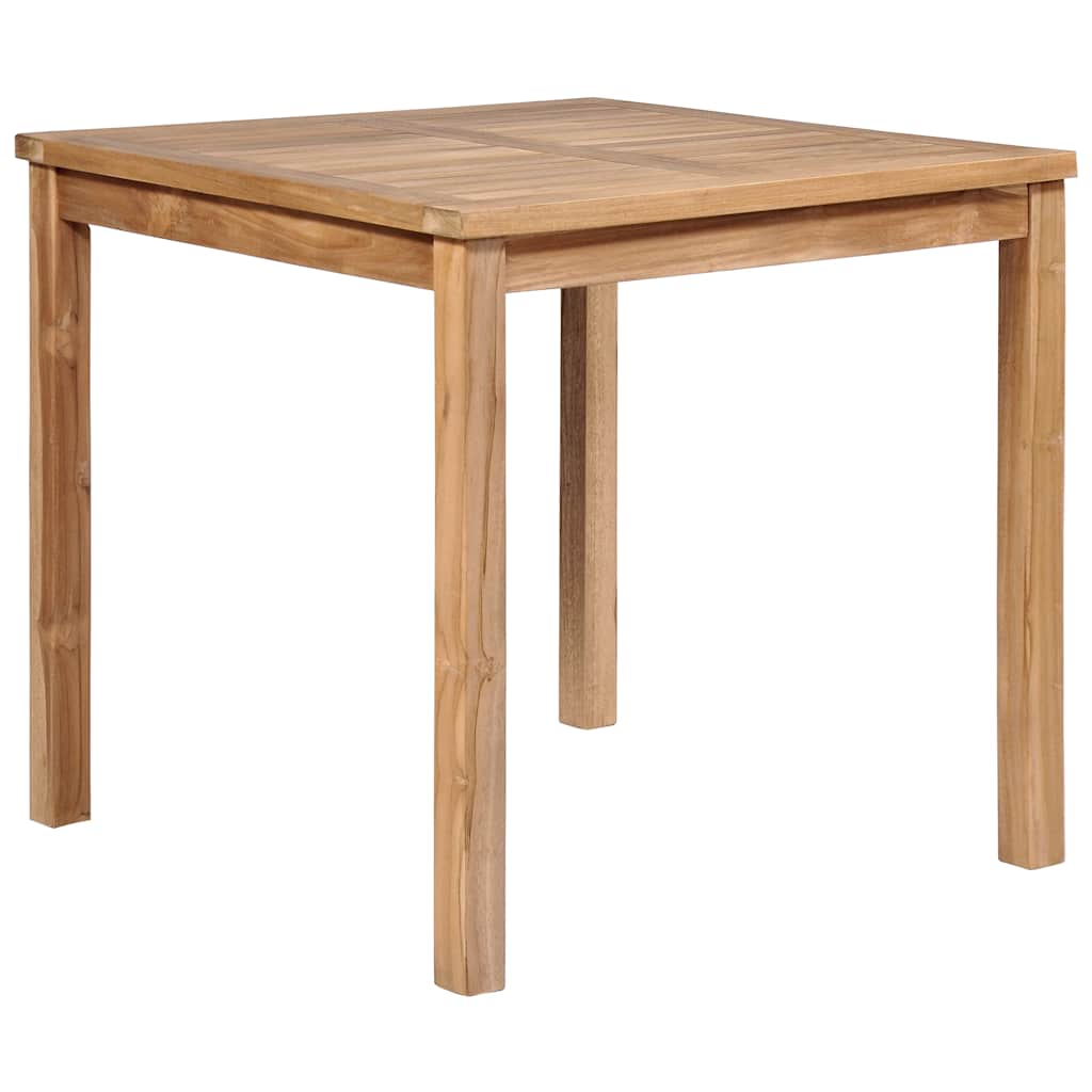 vidaXL Garten-Esstisch 140x80x77 cm Massivholz Teak