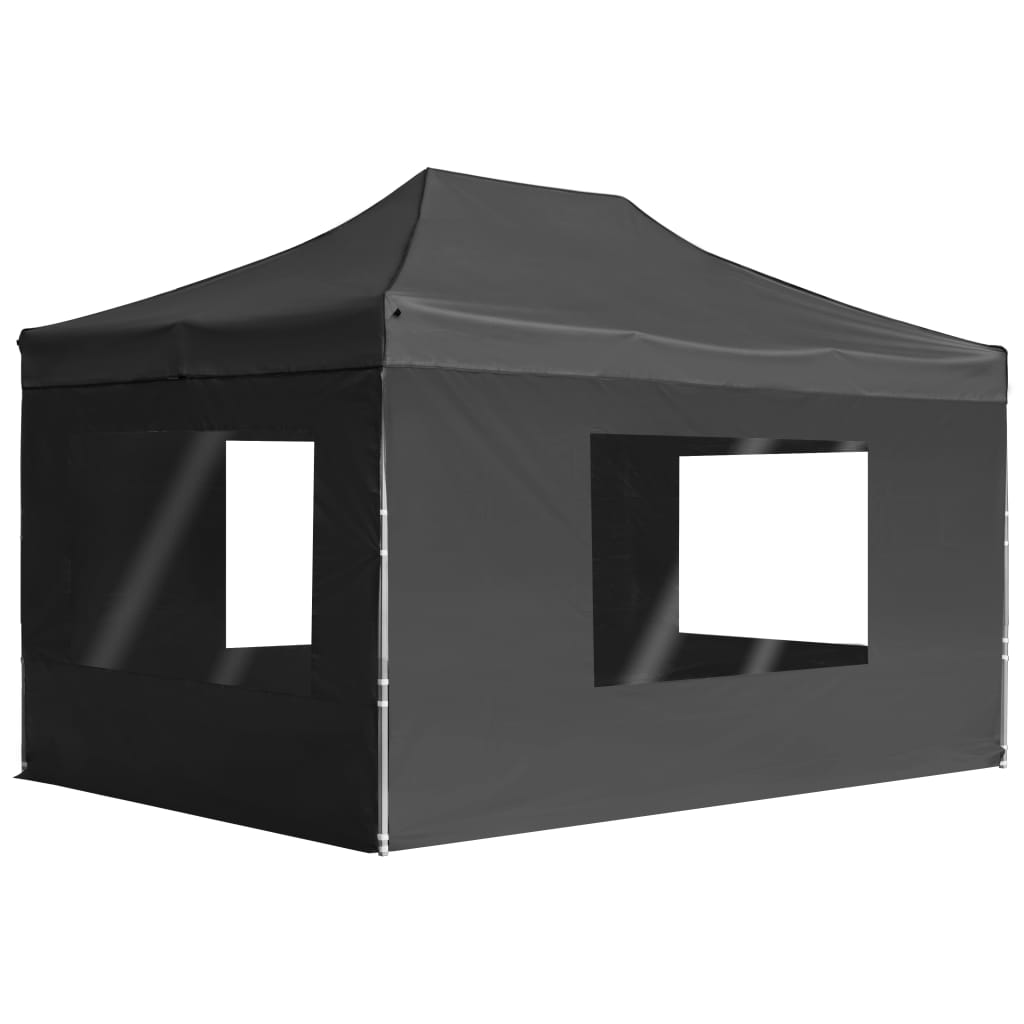 vidaXL Profi-Partyzelt Faltbar mit Wänden Aluminium 3x3 m Creme