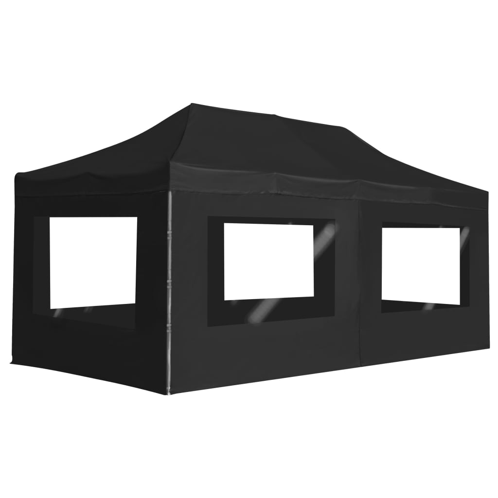 vidaXL Profi-Partyzelt Faltbar mit Wänden Aluminium 3x3 m Creme
