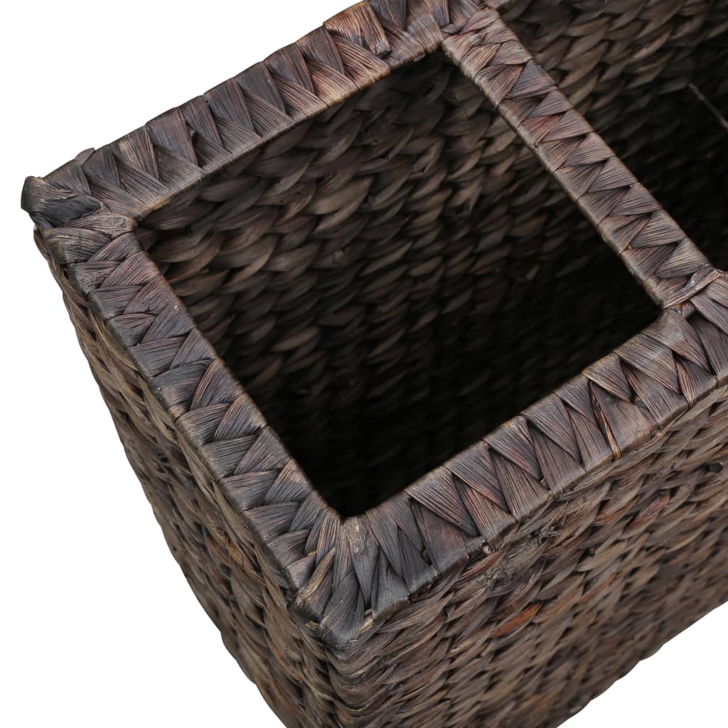 vidaXL Garten-Hochbeet mit 4 Töpfen Wasserhyazinthe Braun