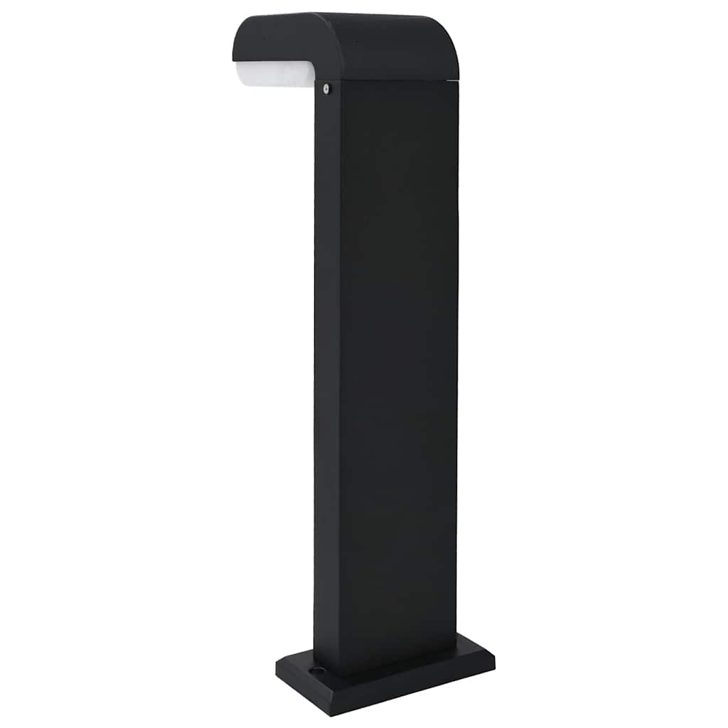 vidaXL Gartenleuchte LED 9 W Schwarz Oval