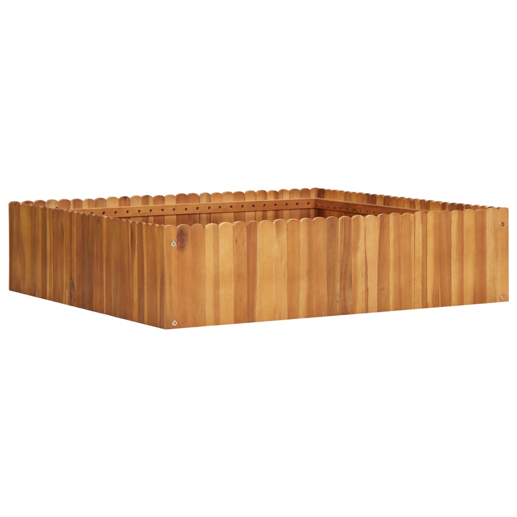 vidaXL Garten-Hochbeet 50 x 30 x 25 cm Massivholz Akazie