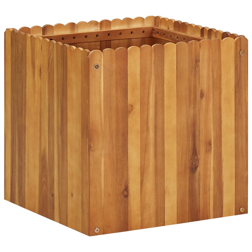 vidaXL Garten-Hochbeet 50 x 30 x 25 cm Massivholz Akazie