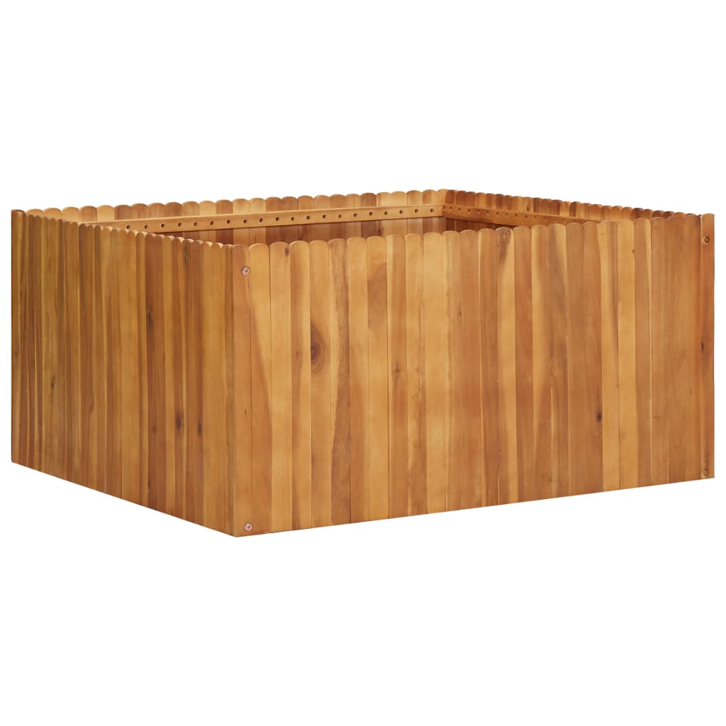 vidaXL Garten-Hochbeet 50 x 30 x 25 cm Massivholz Akazie