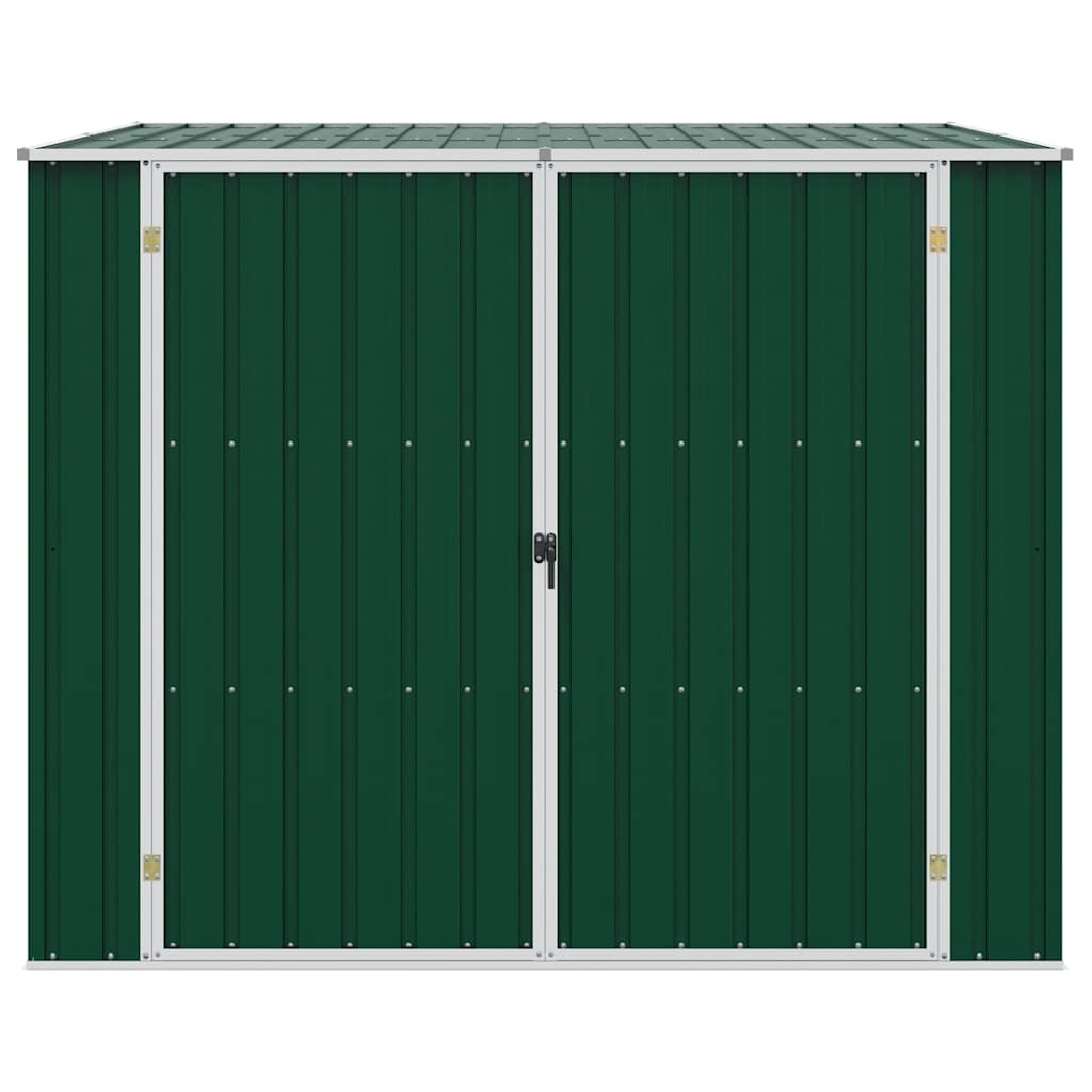 vidaXL Gerätehaus Grün 195x198x159 cm Verzinkter Stahl