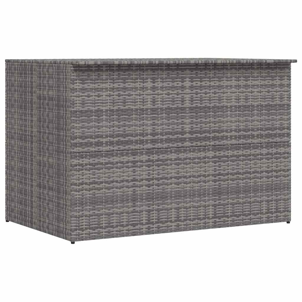 vidaXL Garden-Auflagenbox Schwarz 150x100x100 cm Poly Rattan
