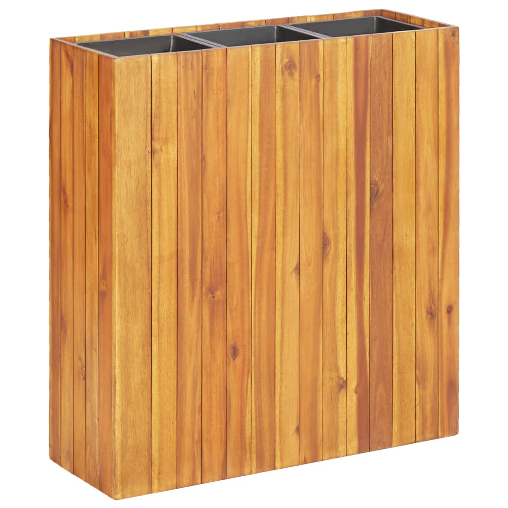 vidaXL Garten-Hochbeet 24,5x24,5x25 cm Massivholz Akazie