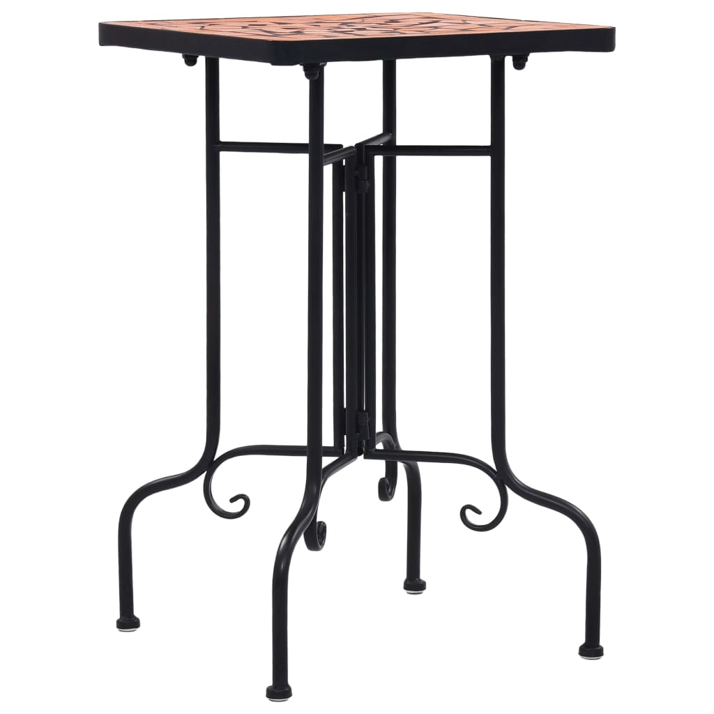 vidaXL Mosaiktisch Keramik Terracotta